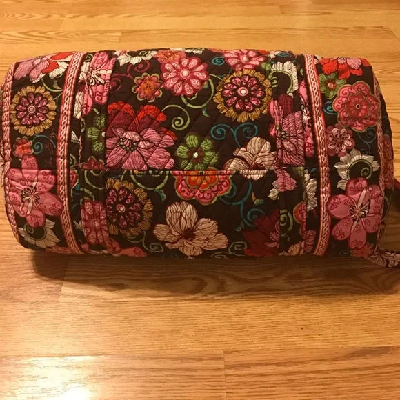Vera Bradley Floral Bag - Pink and Brown - Picture 3 of 4